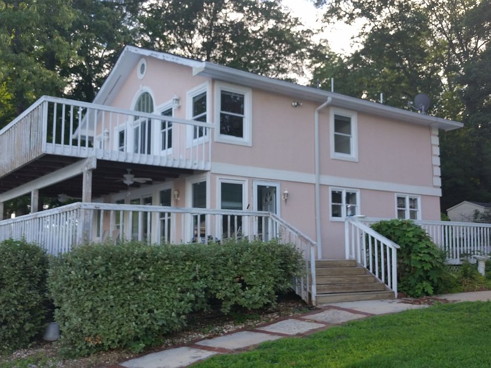 Two-story stucco
