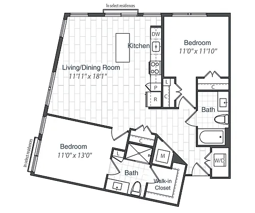 Floor plan B6-1061