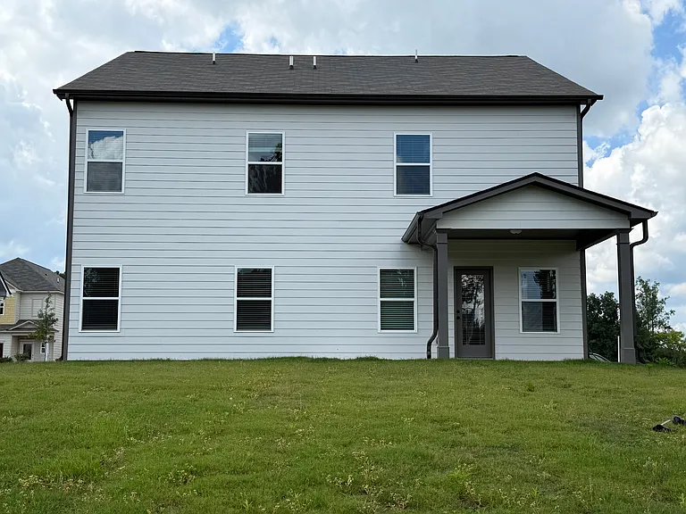 Covered back porch