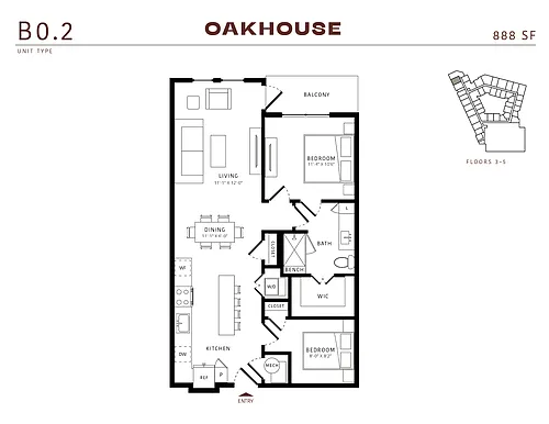 Floor plan B02 P8