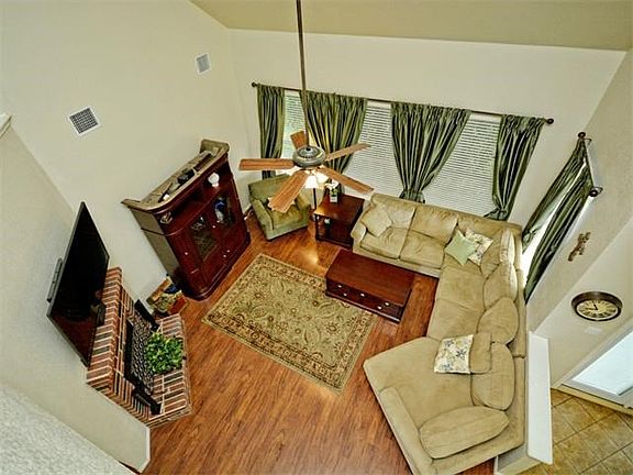 Bird's Eye View of Family Room