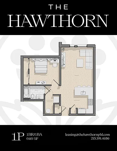 Floor plan 1P