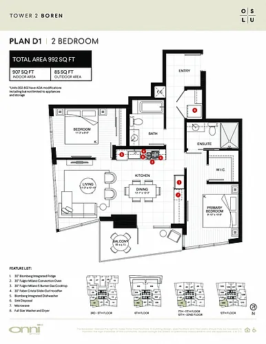 Floor plan Boren D1