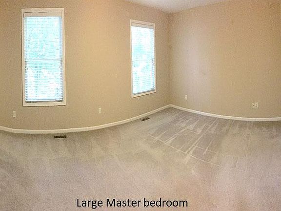 Large master bedroom with two walk in closet
