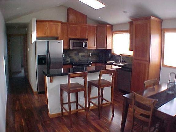 Walnut Floors, Cherry Cabinets