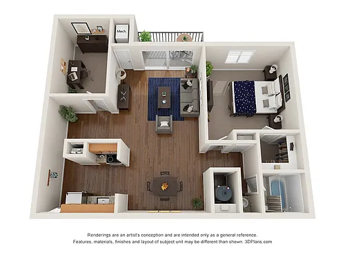 Floor plan The Ashlawn Deluxe