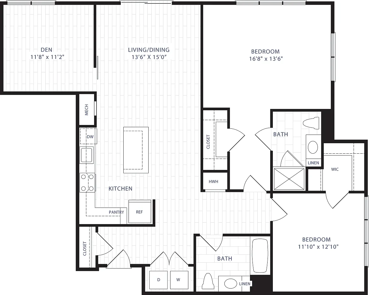Floor plan B2EDB