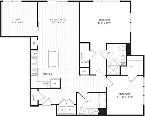 Floor plan B2EDB