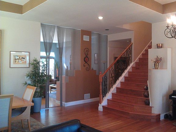 Accented Hardwood Staircase