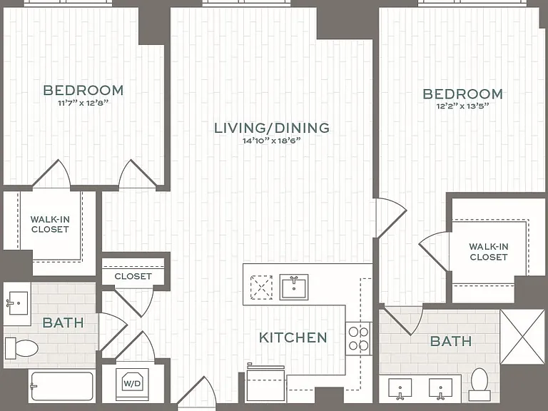 2.7 floor plan Lantera at Boston Landing