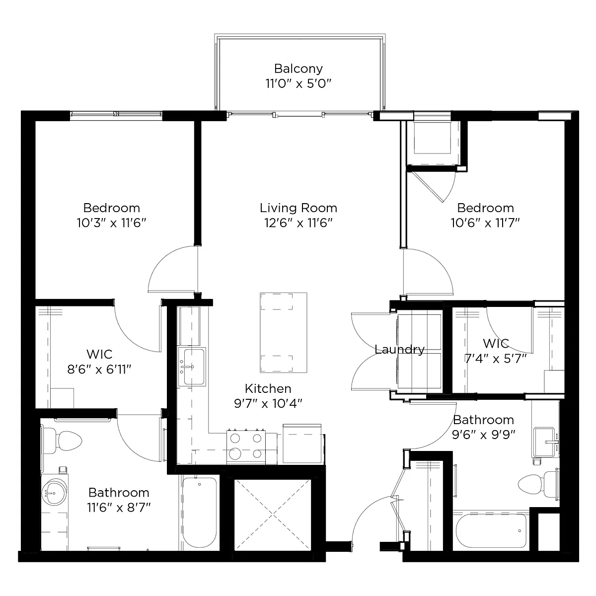 Floor plan C1-A