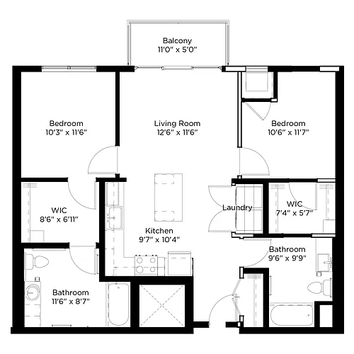 Floor plan C1-A