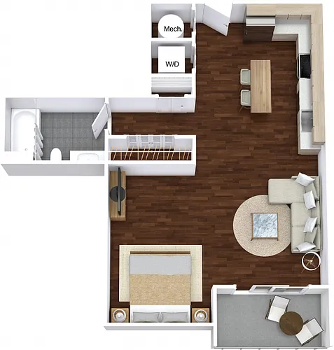 Floor plan S2 Studio South