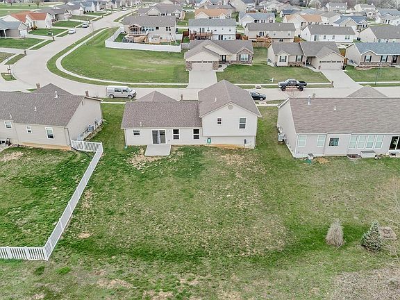 Large level back yard with patio for family BBQ's