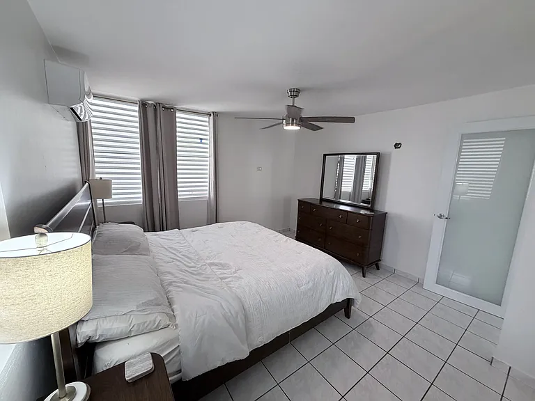Master - 1 New King Bed + New Air Conditioner + Fan