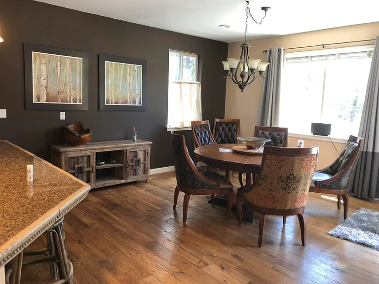 Open plan dining area