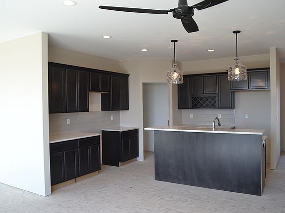 Kitchen with walk-in pantry