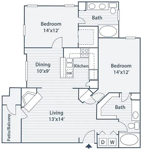 Floor plan B3