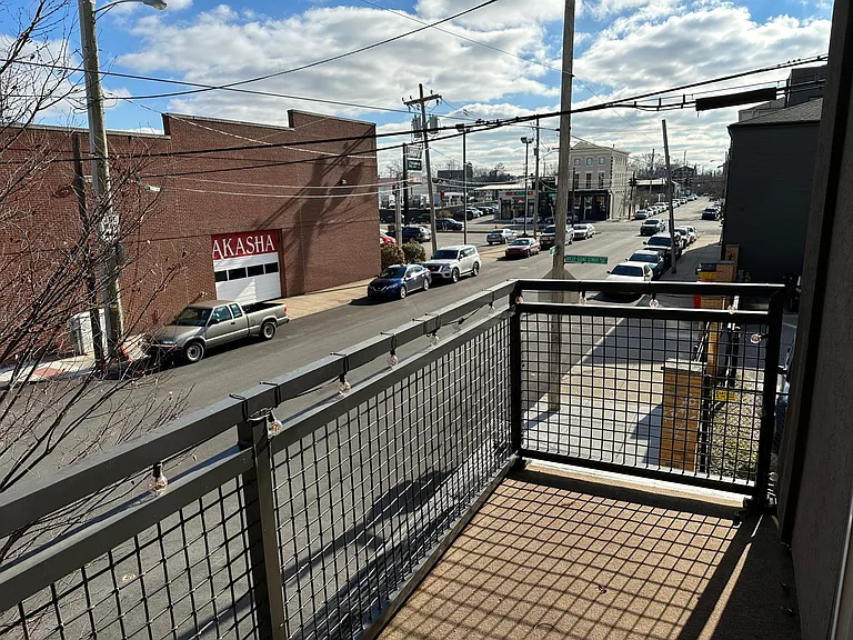 Balcony view, south