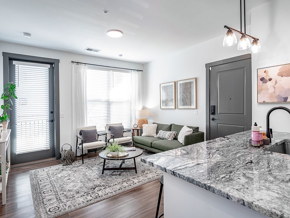 Tillmore Model Living Room and Kitchen