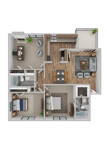 Floor plan B3