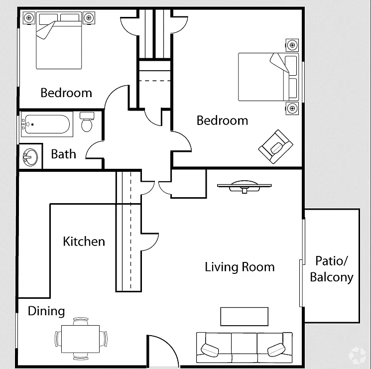 Floor plan Rodeo Place