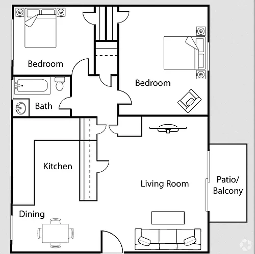 Floor plan Rodeo Place