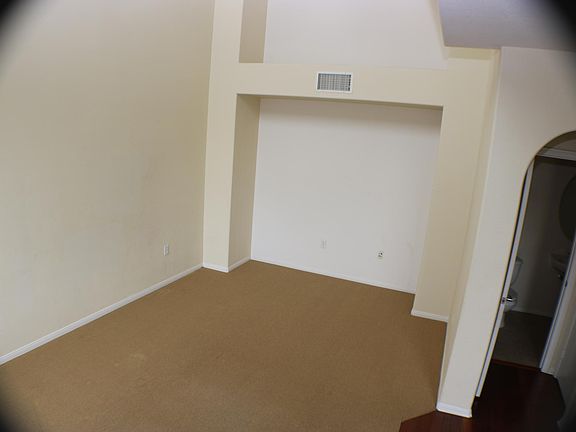 Living Room with Vaulted Ceiling