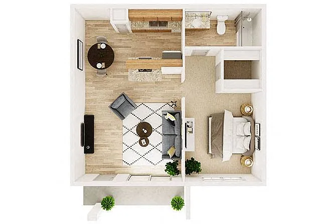 Floor plan Willow (Upgraded)