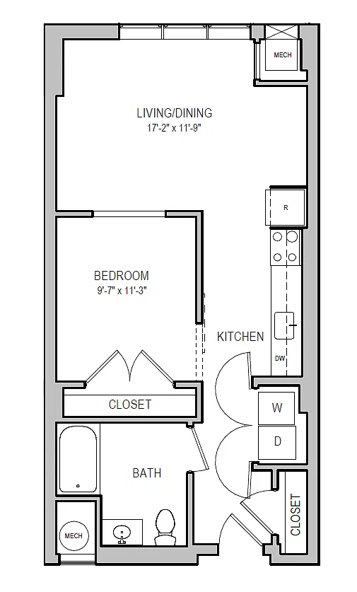 Floor plan A23A