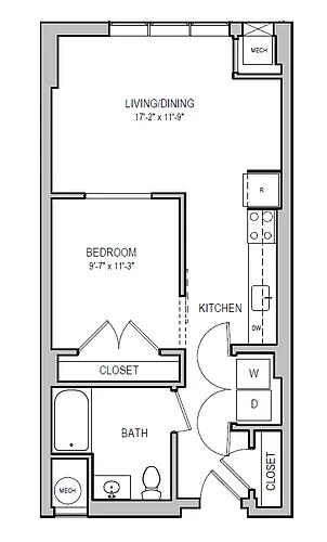 Floor plan A23A