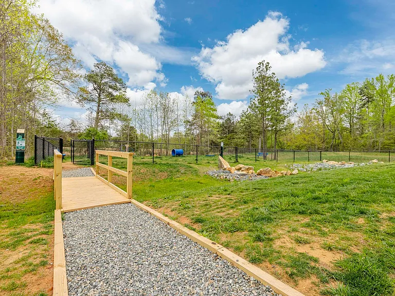Leash Free Dog Park at Legacy at Baldwin Ridge in Burlington, NC