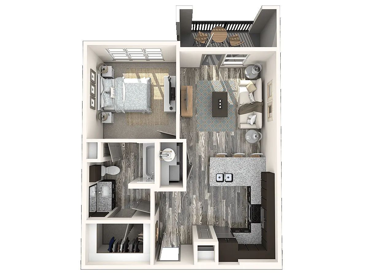 Floor plan A1A
