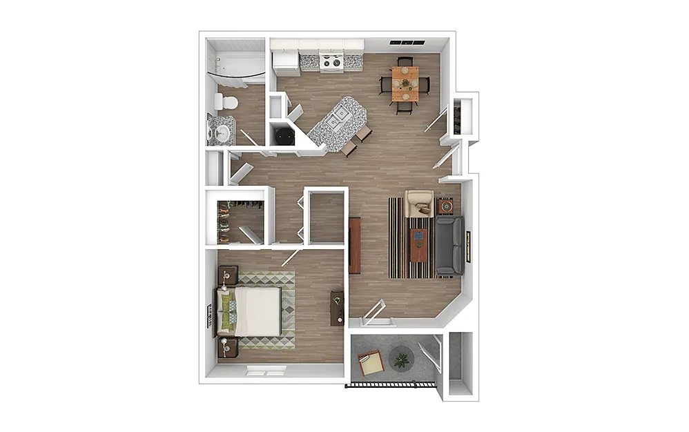 Floor plan Copperfield - Renovated