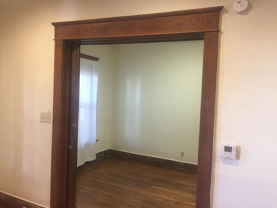 Front bedroom with sliding doors