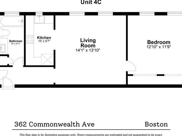 362-366 Commonwealth Ave #4C, Boston, MA 02115
