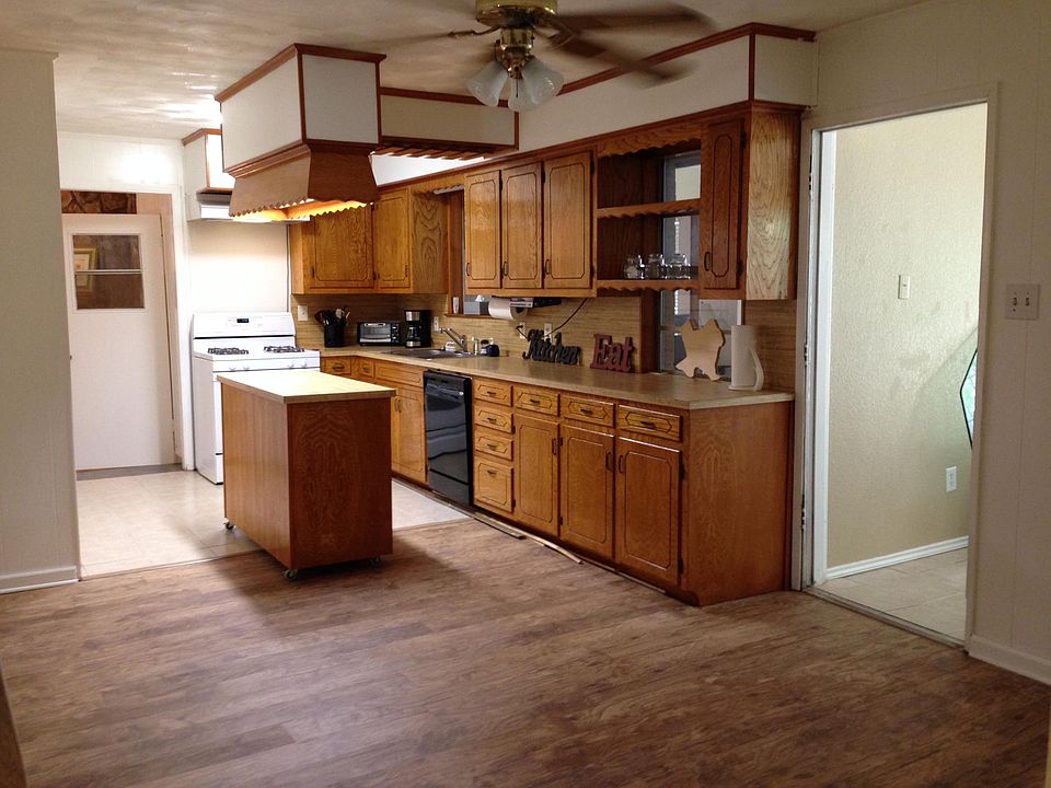 Large kitchen workspace and lots of storage. Rolling island and new dishwasher.