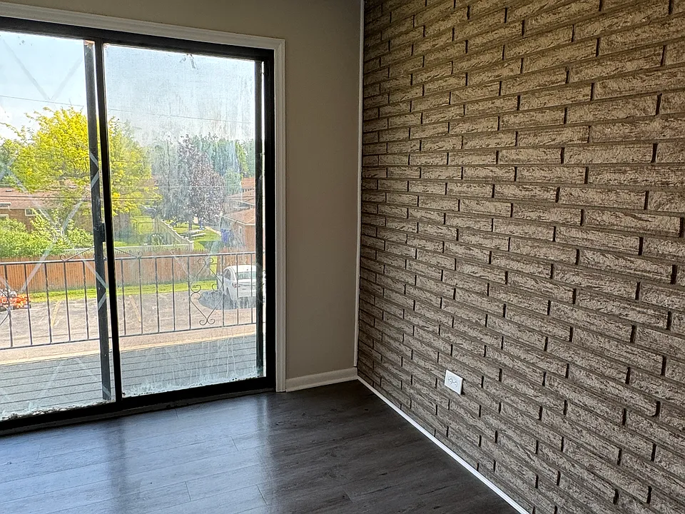 eat-in kitchen area with private patio