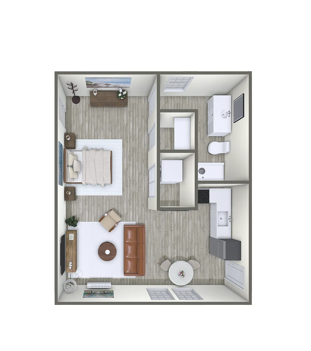 Floor plan Studio