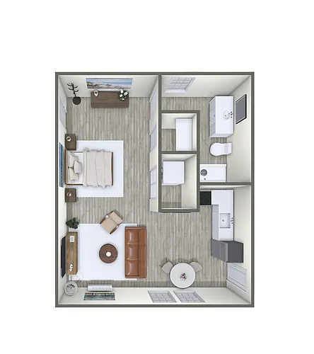 Floor plan Studio