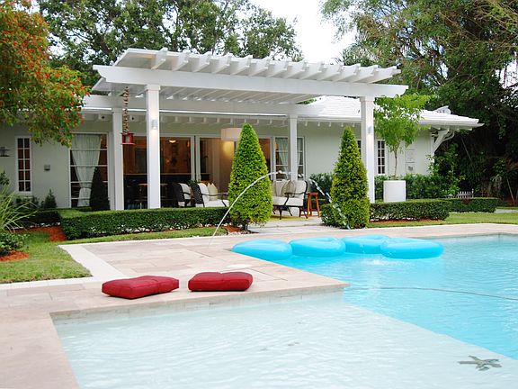 Poolside Pergola