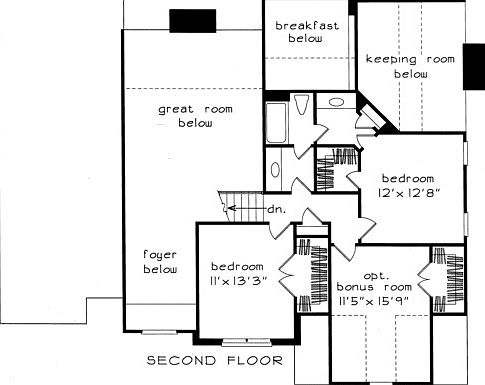 2nd story floor plans
