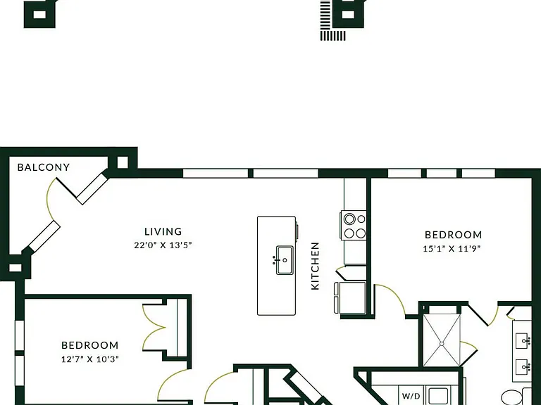 C2A floor plan The Hartley at Blue Hill