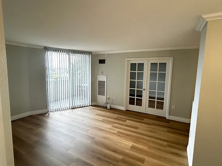 French Doors to second bedroom