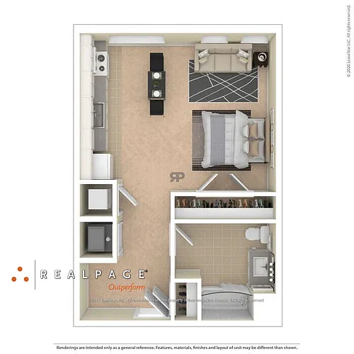 Floor plan Studio
