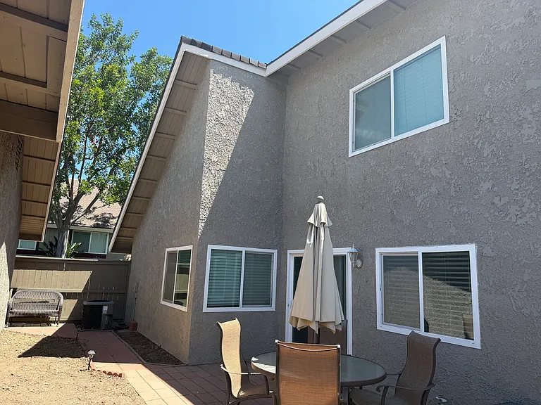 Private, gated patio area. Perfect for outdoor dining, lounging, and gardening.