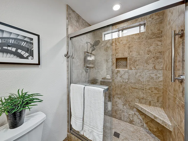 Primary bathroom ensuite.