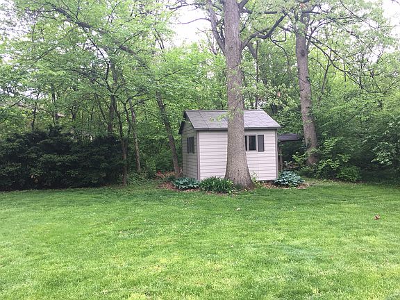 Backyard with shed