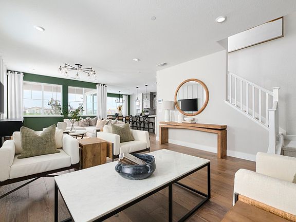 Inviting gathering room