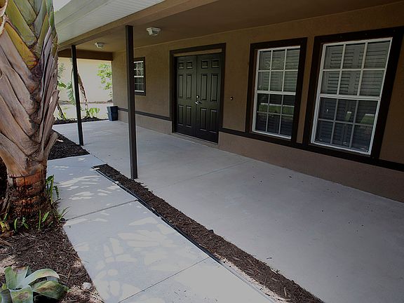 Front entrance and porch